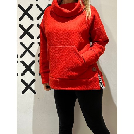 Sudadera GORRION Rojo