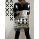 Chaqueta ETNIC Negro/Blanco